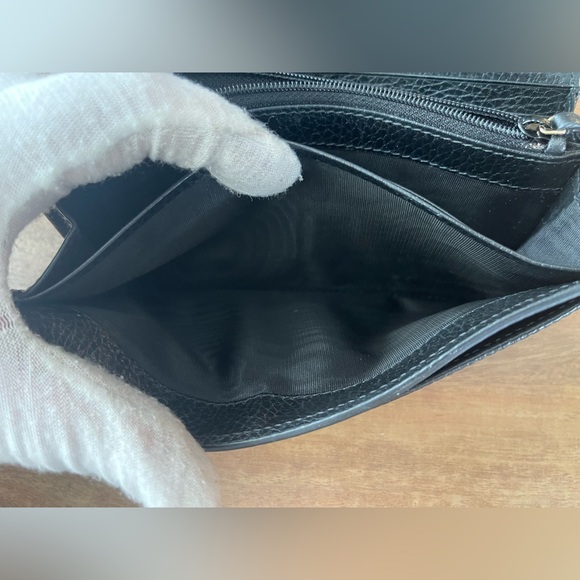 Authentic Gucci Marmont Black leather Wallet on Chain - Picture 10 of 13
